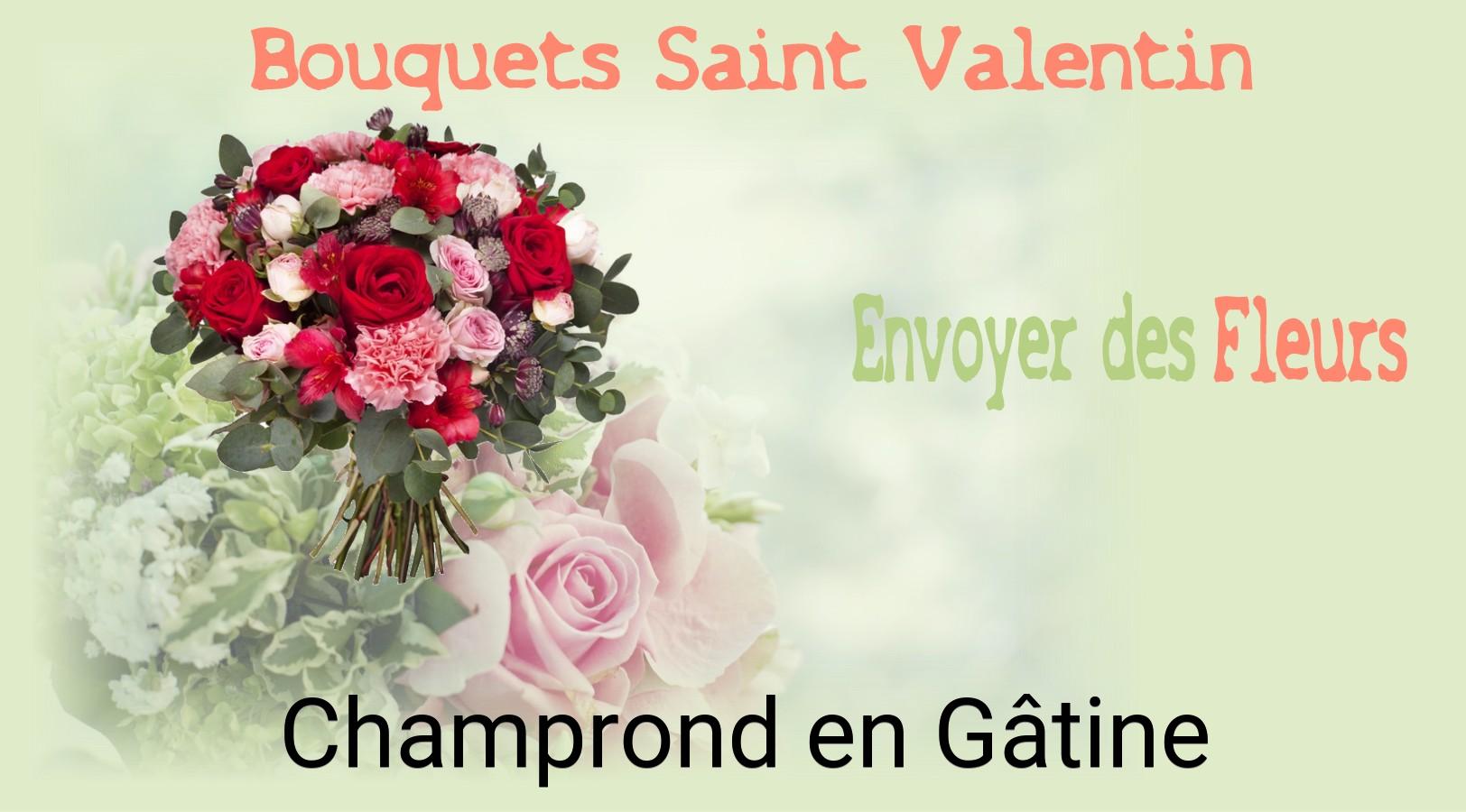 Roses de Saint-Valentin livrées à Champrond-en-Gâtine